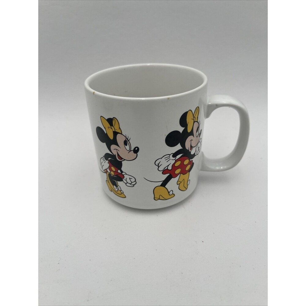 Vintage Minnie Mouse Disney World Disneyland Coffee Tea Mug Cup Made In Korea
